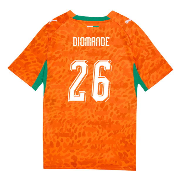 2026-2027 Ivory Coast Home Shirt (Kids) (Diomande 26)-SoccerKits Hub | Buy Soccer Jerseys Online